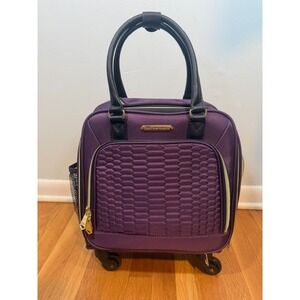 Aimee Kestenberg Florence 16" 4-Wheel Underseat Spinner Carry-On Purple Plum